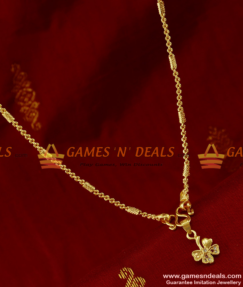 Daily wear gold sale chain designs with price